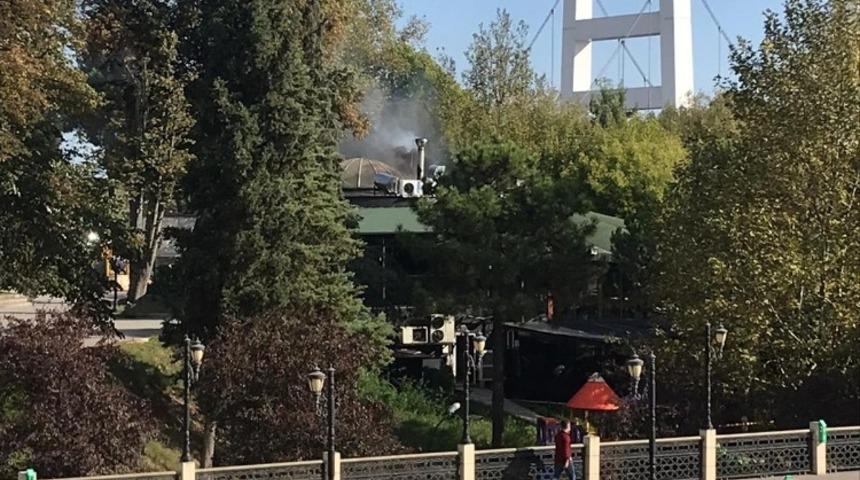 &Ccedil;arşamba&rsquo;da baca yangını