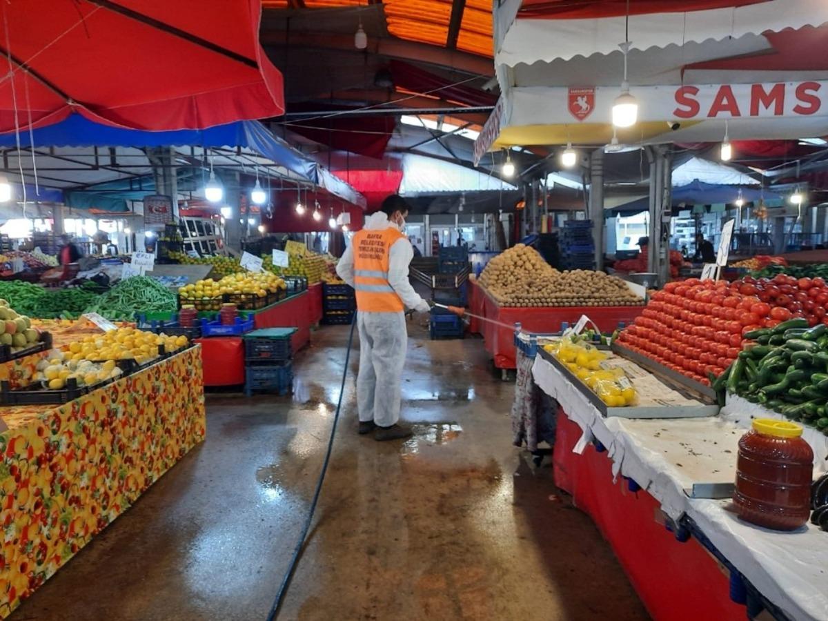 Bafra&rsquo;da korona ile m&uuml;cadele