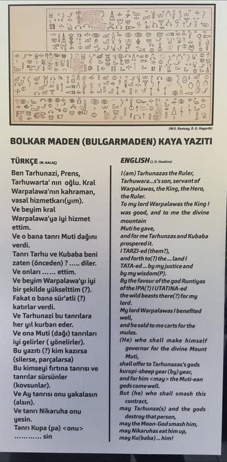 2 bin 800 yıllık maden yazıtının replikası müzede sergileniyor G4