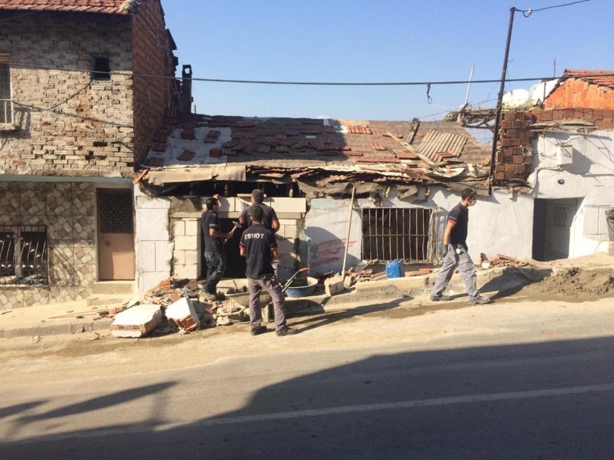 B&uuml;y&uuml;kşehir o evleri tamir etti