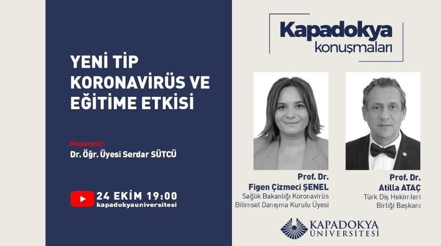 Kapadokya &Uuml;niversitesinde, koronavir&uuml;s&uuml;n eğitime etkisi konuşuldu