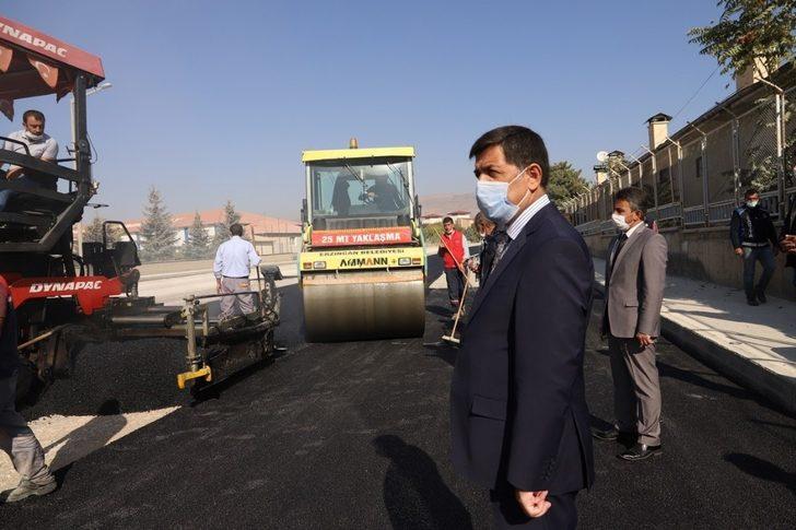 1129. sokakta yapılan asfalt çalışmalarında sona yaklaşıldı G1