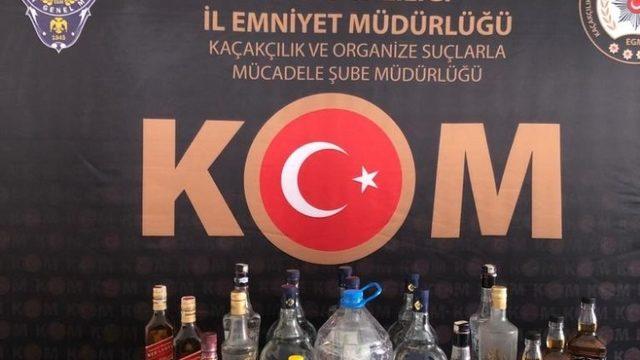 Ordu’da sahte ve kaçak alkol ele geçirildi