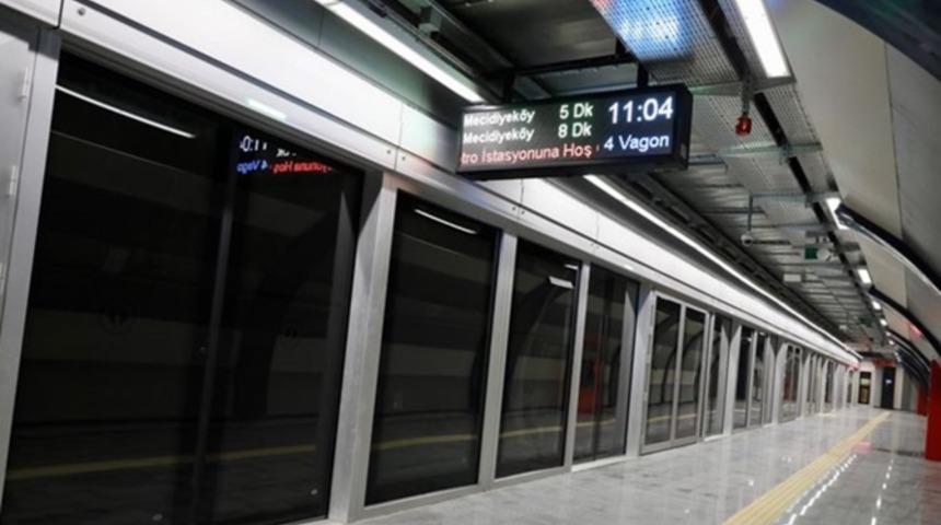 Mecidiyeköy-Mahmutbey metrosunda seferler 28 Ekim'de başlıyor 