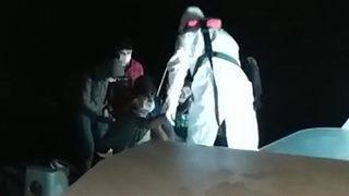 Mersin'de lastik botta 22 göçmen yakalandı