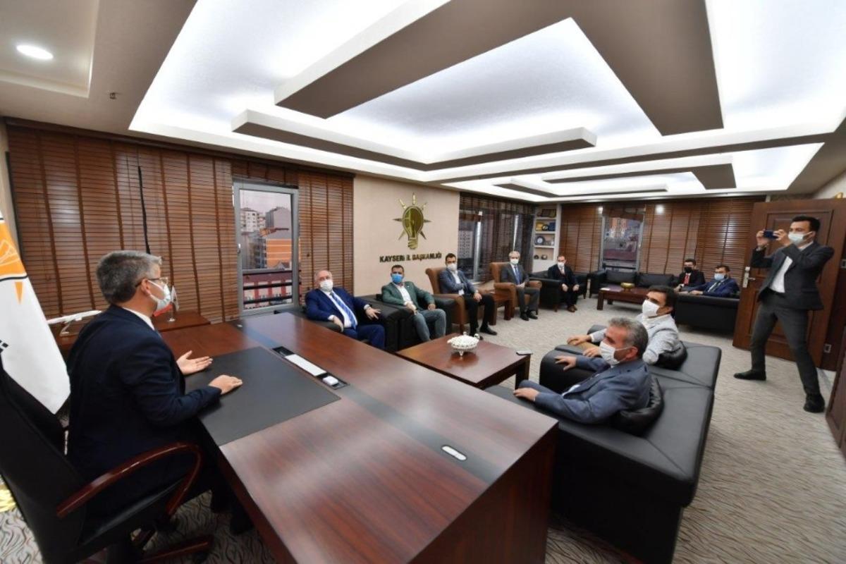 Kayseri OSB y&ouml;netiminden &Ccedil;opuroğlu&rsquo;na hayırlı olsun ziyareti