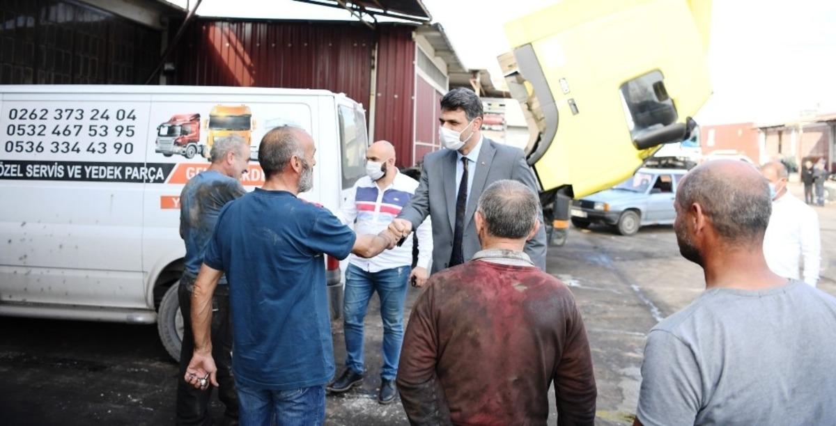 Kocaman&rsquo;dan sanayi sitesi iş&ccedil;ilerine ziyaret