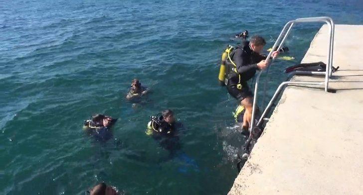 Suyun metrelerce altında ders görüyorlar G4