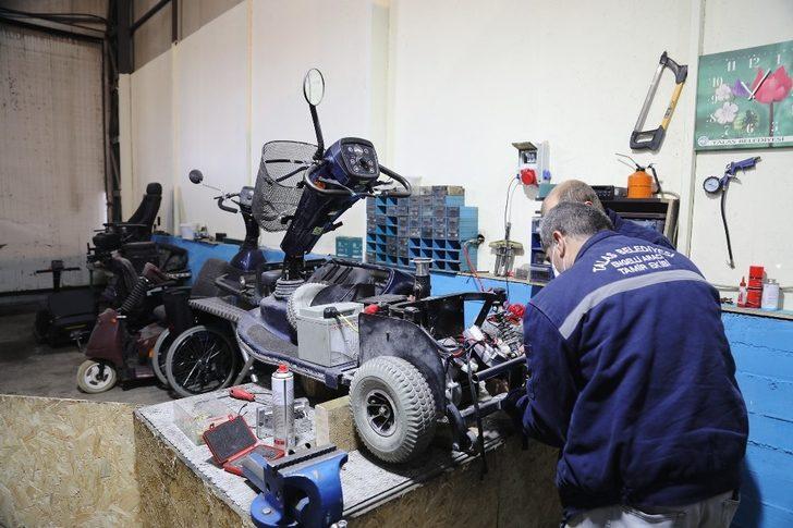 Engelli araçlarının bakım ve onarımı Talas Belediyesi’nden G3