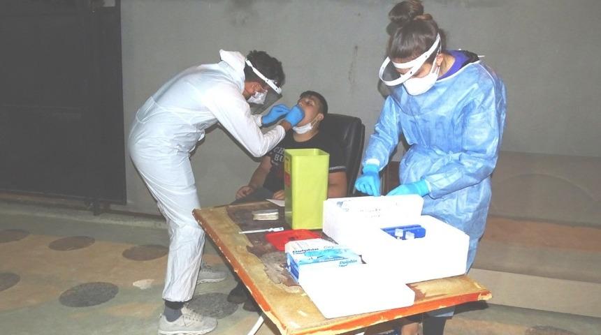 Hisarcık&rsquo;ta bir caddenin tamamında filyasyon &ccedil;alışması