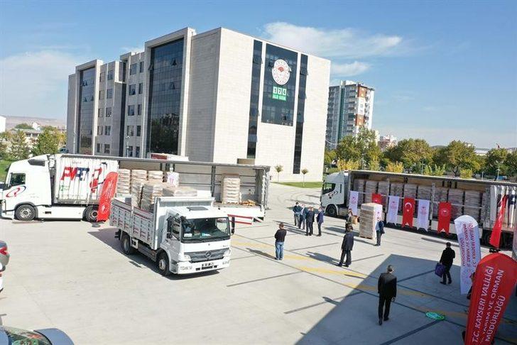 Kayseri’de çiftçilere Macar fiğ tohumu dağıtıldı G2