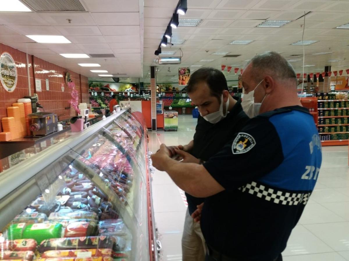 Kocaeli Zabıtası&rsquo;ndan etiket uyarısı