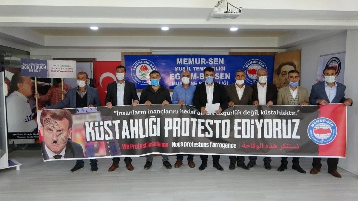 Memur-Sen&rsquo;den Macron ve Fransa&rsquo;ya tepki