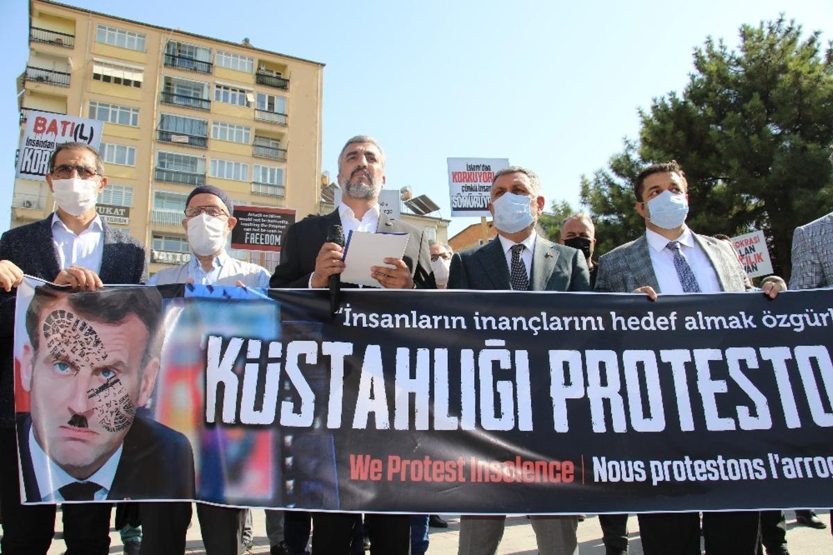 Elazığ&rsquo;dan, Fransa Cumhurbaşkanı Macron&rsquo;a tepki