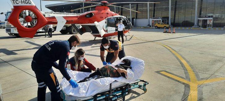 Hasta, ambulans helikopterle sevk edildi G2