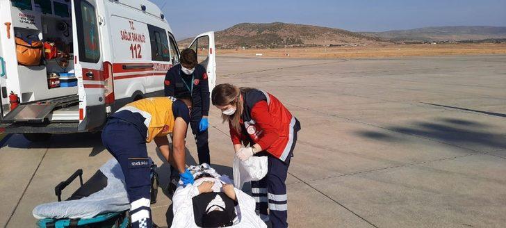 Hasta, ambulans helikopterle sevk edildi G3
