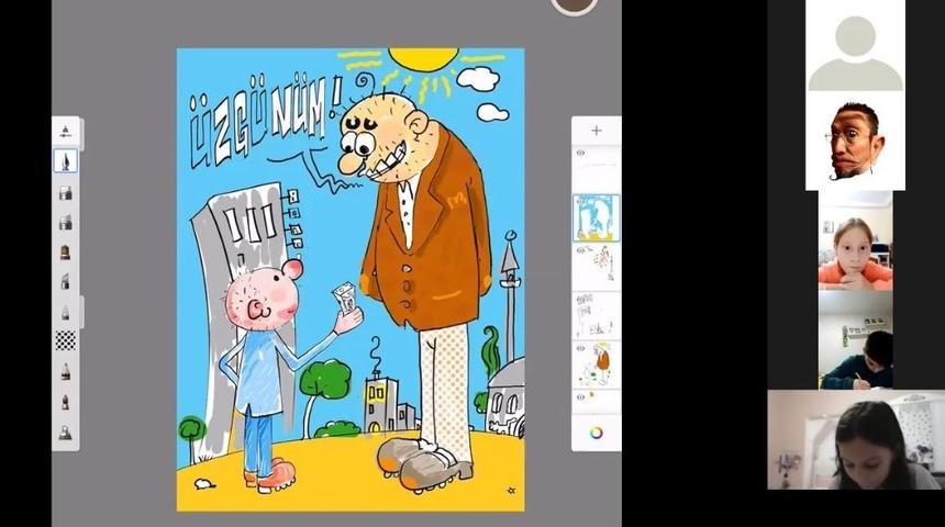 Karikat&uuml;r at&ouml;lyeleri &ccedil;evrimi&ccedil;i olarak s&uuml;r&uuml;yor