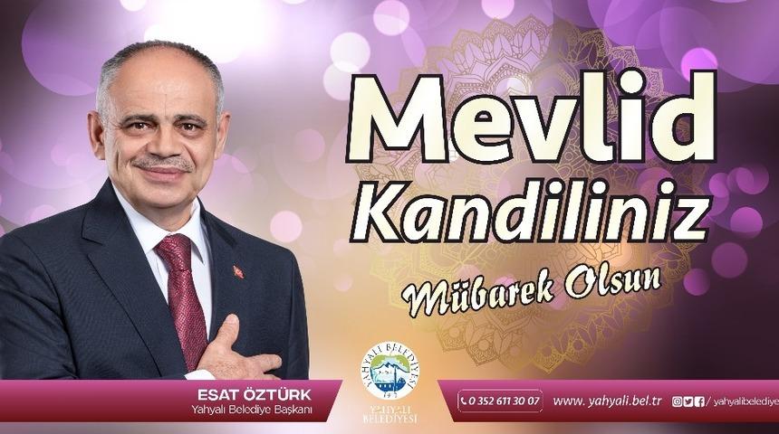 Başkan &Ouml;zt&uuml;rk&rsquo;ten Mevlid Kandili mesajı