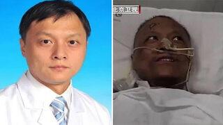 Koronavirüs sonrası rengi mavi olan Çinli doktor normale döndü
