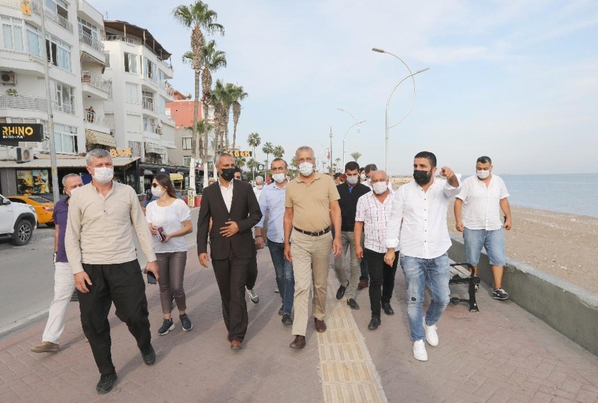 Mezitli Belediyesi, Viranşehir sahili i&ccedil;in kolları sıvadı