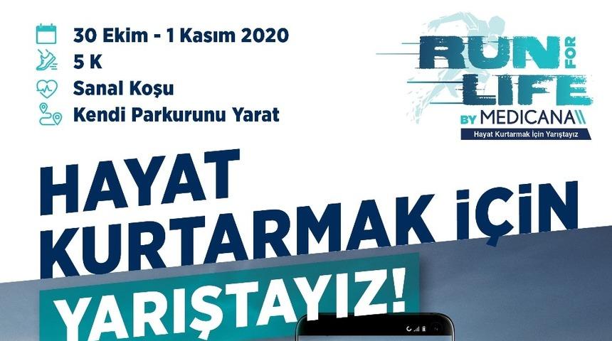 &ldquo;Hayat Kurtarmak İ&ccedil;in Yarıştayız&rdquo; koşusunun 6&rsquo;ncısı sanal olarak yapılacak