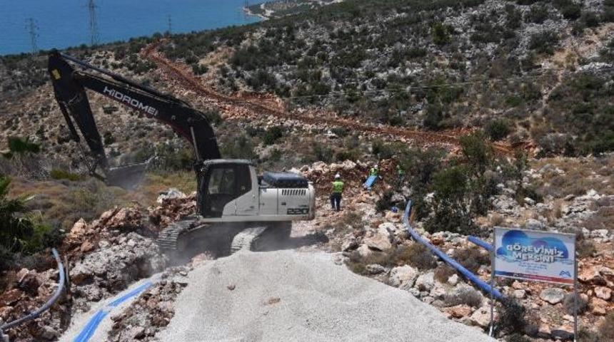 Boğsak Mahallesinin i&ccedil;me suyu kapasitesi artırıldı