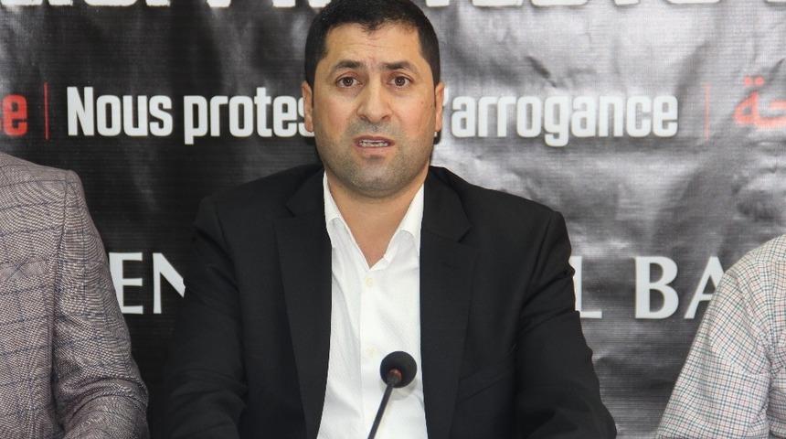 Memur-Sen Aydın&rsquo;da Macron&rsquo;un k&uuml;stahlığını kınadı