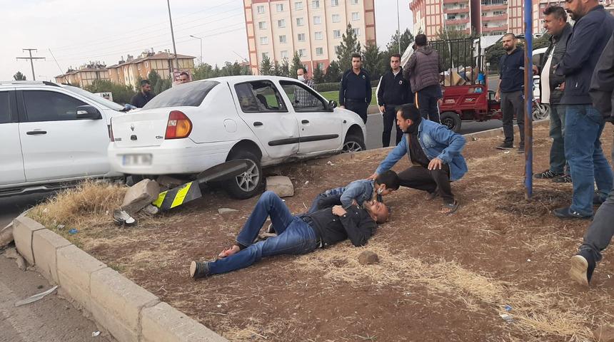 Diyarbakır'da korkunç kaza! Babasının elini bir an olsun bırakmadı