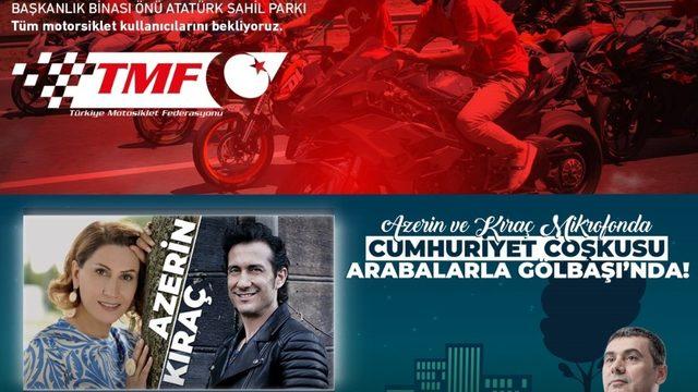 Gölbaşı Belediyesi’nden arabalı açık hava konseri