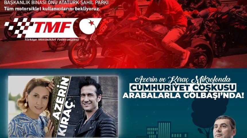 Gölbaşı Belediyesi’nden arabalı açık hava konseri