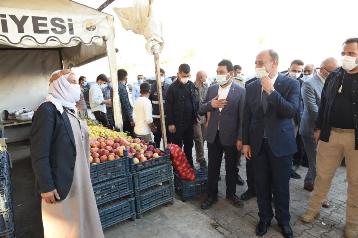 Vali Erin Harran&rsquo;da vatandaşlarla buluştu