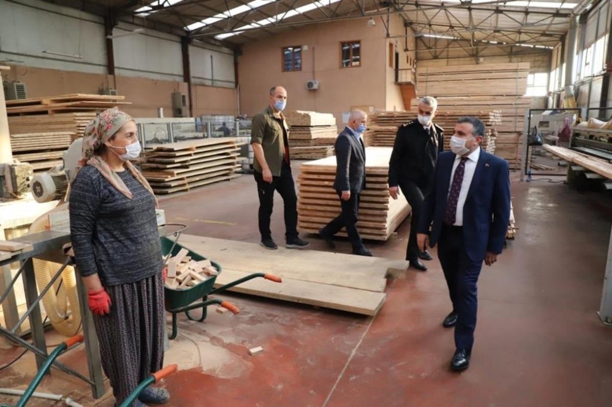 Vali Atay&rsquo;dan istihdama katkı sunan fabrikalara ziyaret