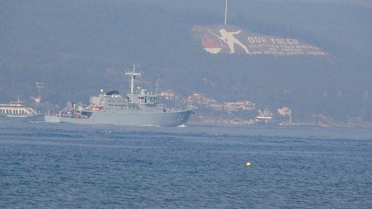 NATO savaş gemileri peş peşe Çanakkale Boğazı’ndan geçti G4