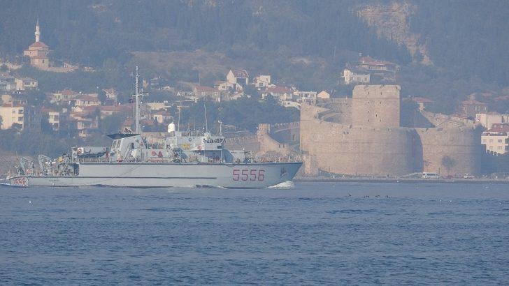 NATO savaş gemileri peş peşe Çanakkale Boğazı’ndan geçti G5