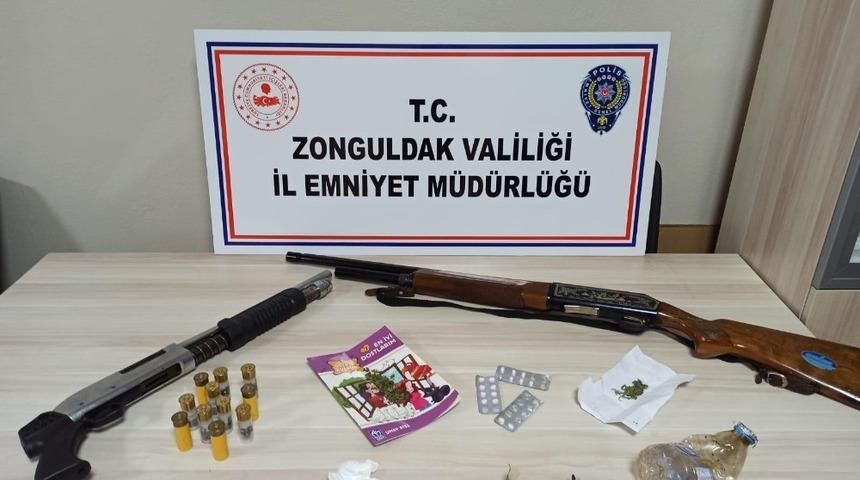 Zonguldak&rsquo;ta uyuşturucu ticareti operasyonu: 2 g&ouml;zaltı
