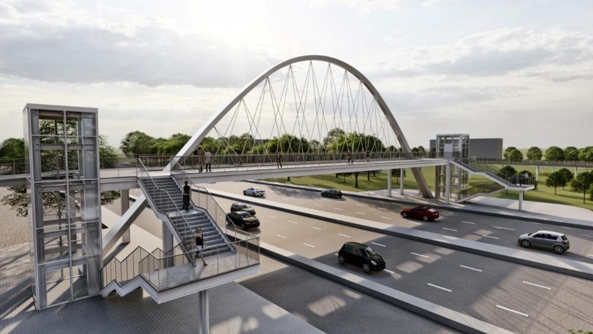 G&ouml;lbaşı Belediye Başkanı Şimşek, Ankara&rsquo;da ilk olacak bisiklet k&ouml;pr&uuml;s&uuml; kuruyor