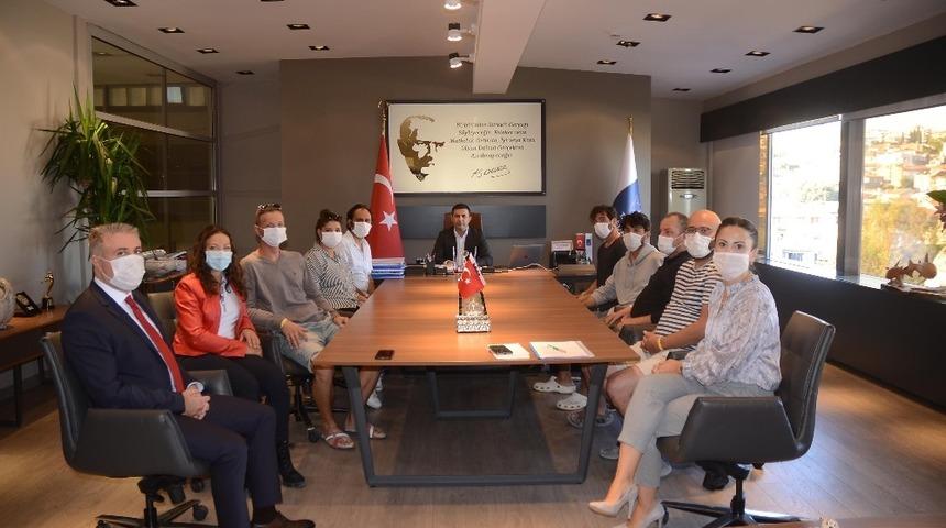 Heykeltraşlar Başkan G&uuml;nel&rsquo;i ziyaret etti