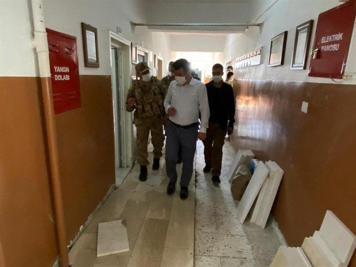 Gercüş Kaymakamı Şekerci, jandarma karakolunda incelemelerde bulundu G3