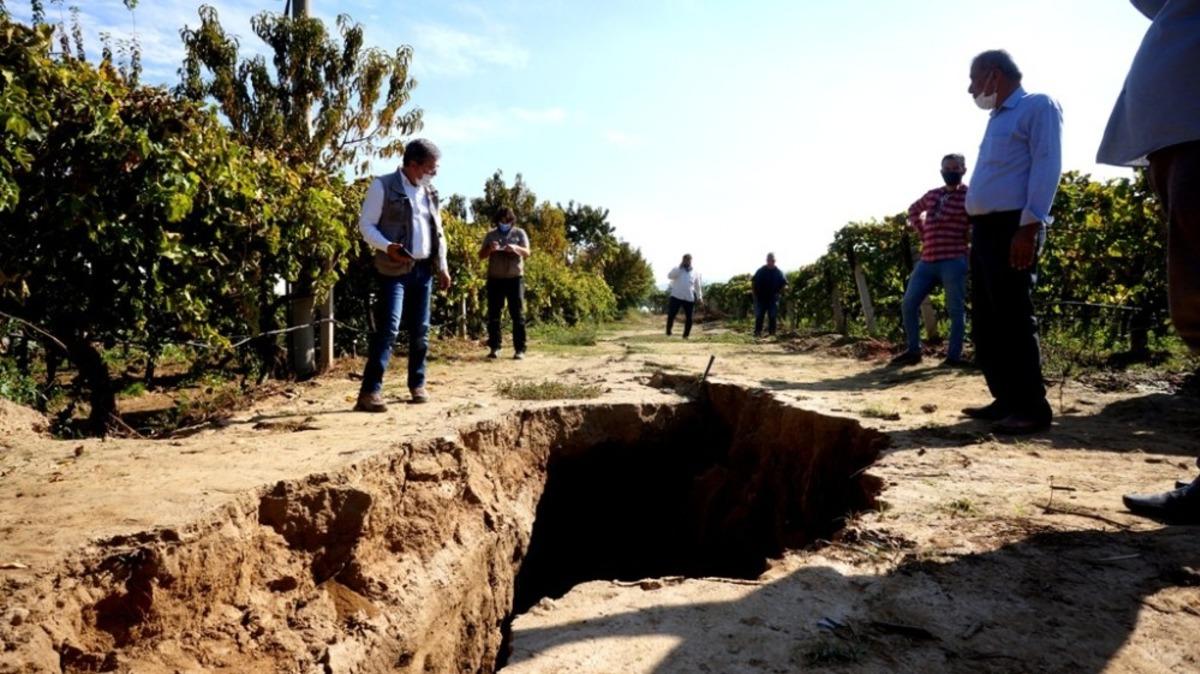 Bilim adamlarından Sarıg&ouml;l&rsquo;deki fay hattında inceleme