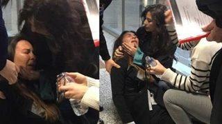 Ünlü oyuncu Filiz Taçbaş, İstanbul Adliyesi'nde sinir krizi geçirdi