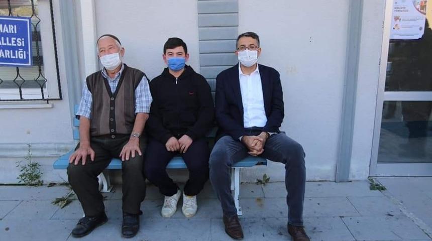 Vali Ali &Ccedil;elik, adaşlarıyla bir araya geldi