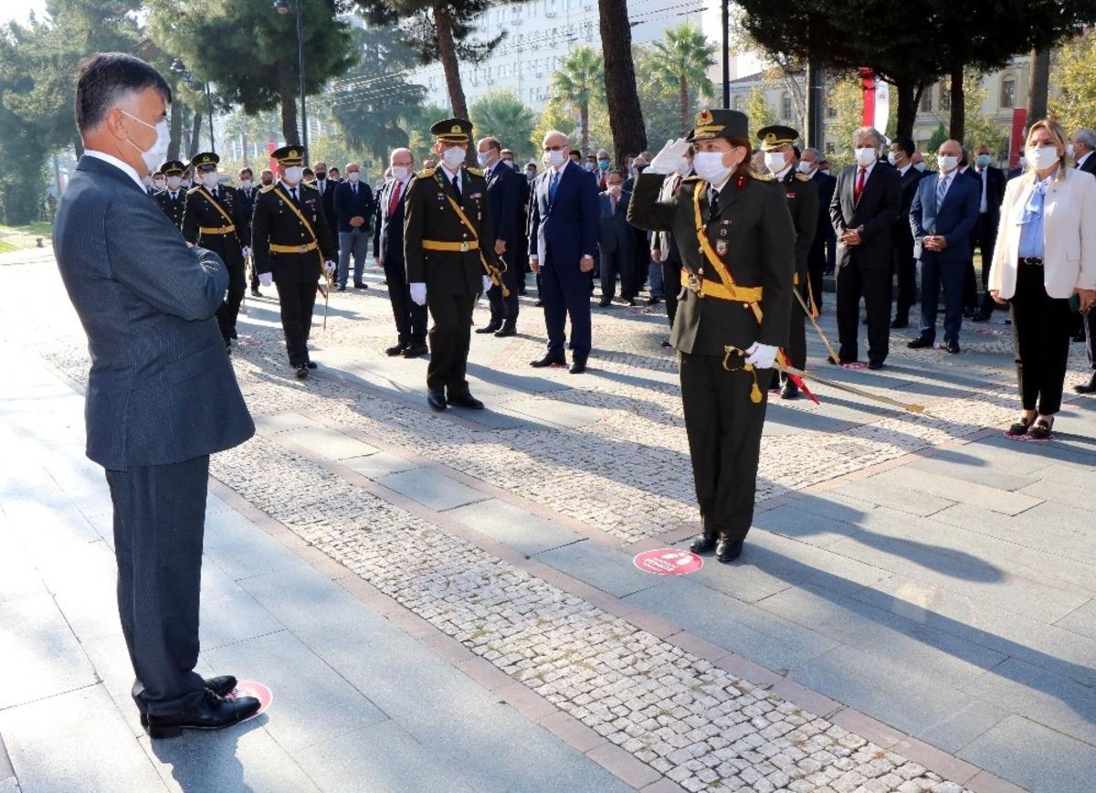 Samsun&rsquo;da 29 Ekim Cumhuriyet Bayramı Tebrikat T&ouml;reni