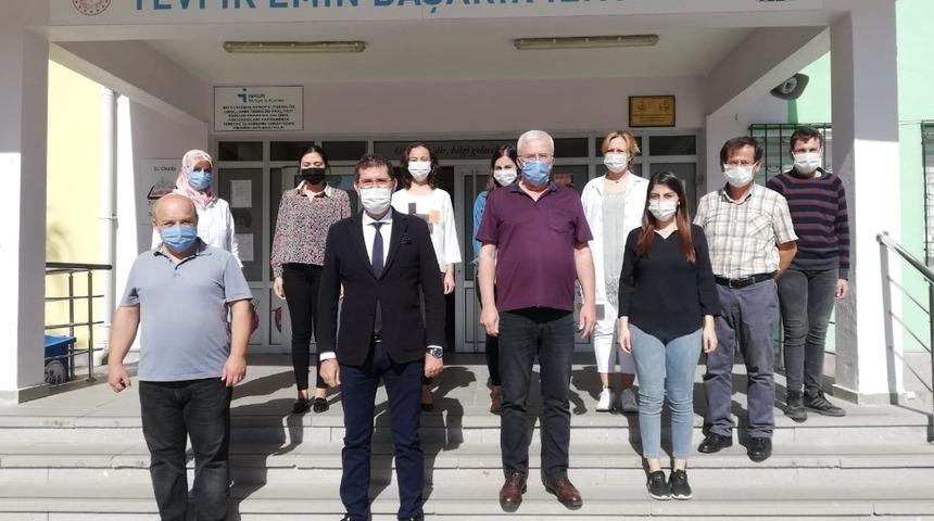 Biga&rsquo;da bir okula &rsquo;okulum temiz&rsquo; belgesi verildi