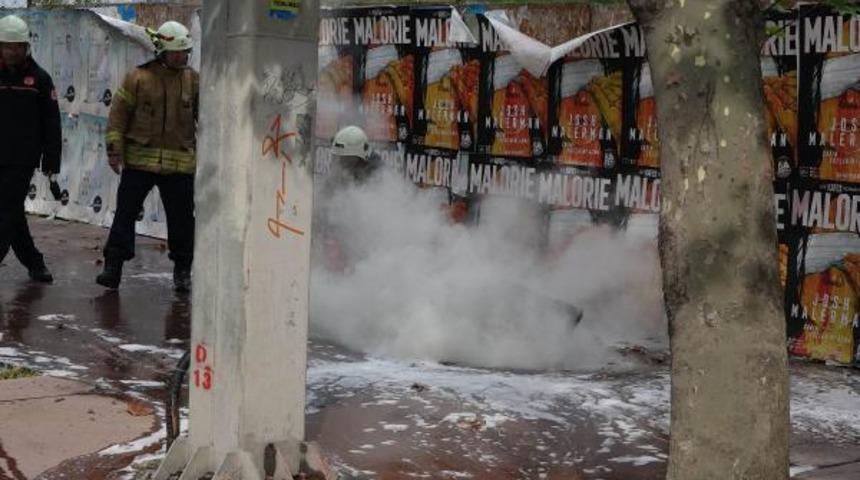 Beşiktaş'ta korkutan patlama! Kısa s&uuml;reli panik yarattı