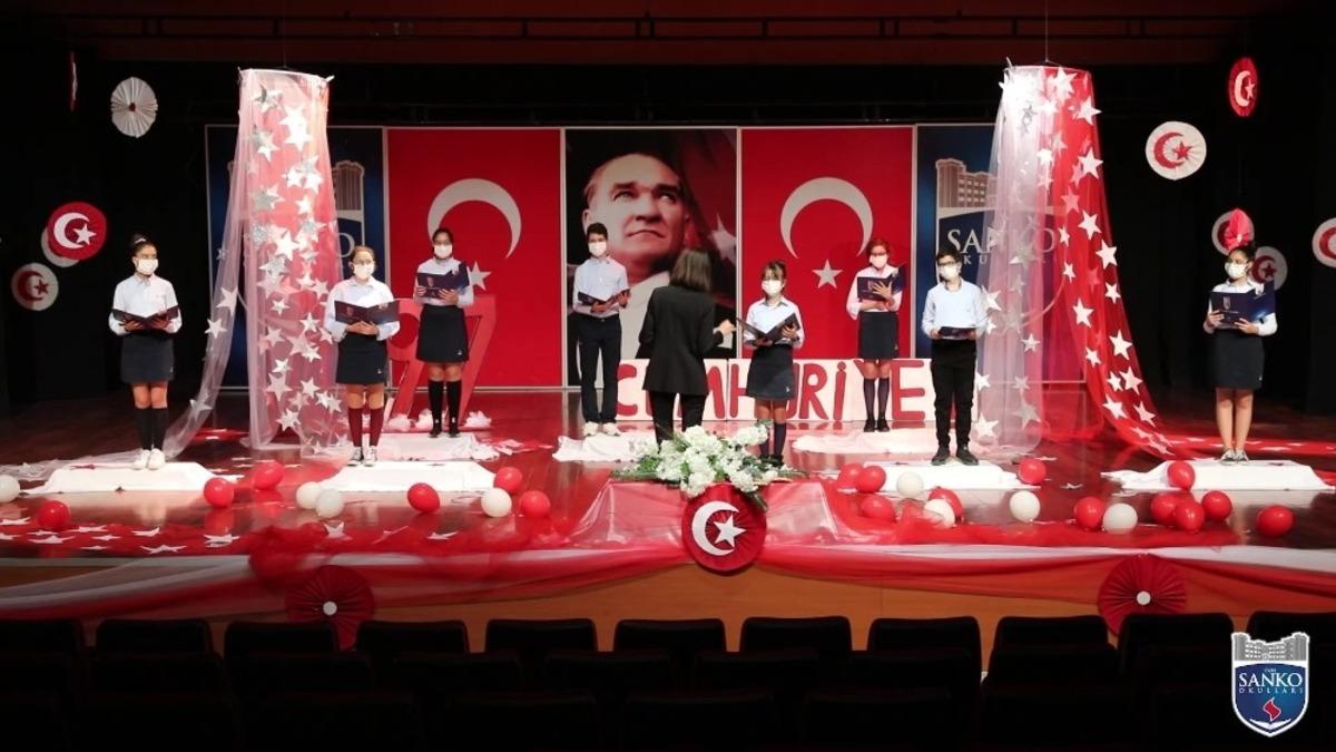 SANKO okullarında 29 Ekim coşkusu