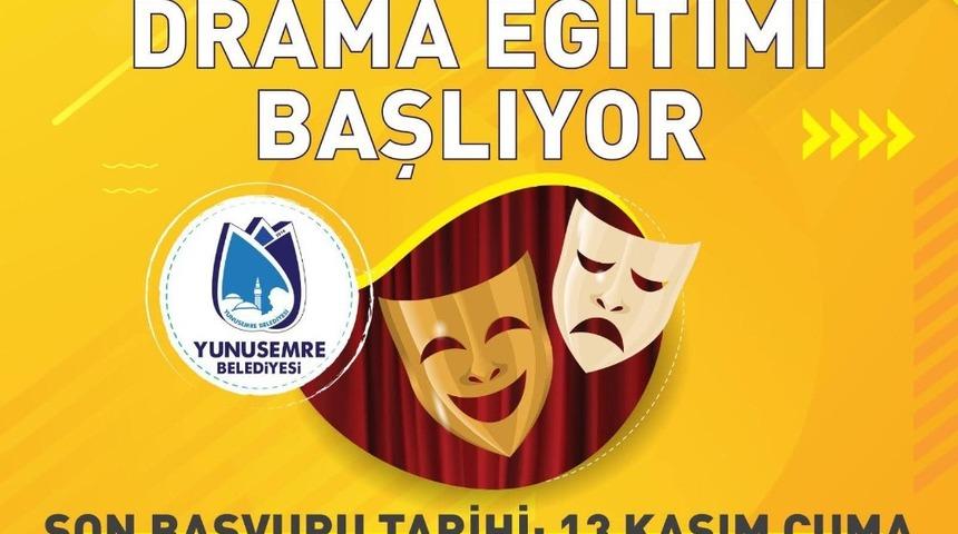 Yunusemre Kent Tiyatrosu&rsquo;nda drama eğitimi başlıyor