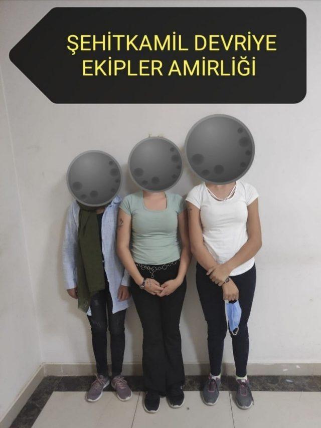 Maskeli üçler polisin dikkatiyle yakalandı