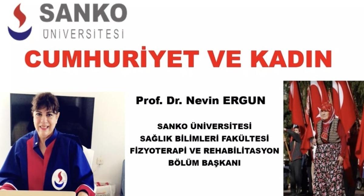 Cumhuriyet Bayramı SANKO &Uuml;niversitesinde online kutlandı