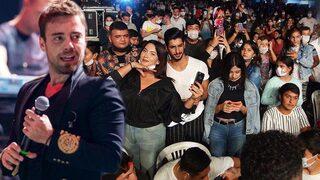 Murat Dalkılıç konserinde şoke eden görüntüler