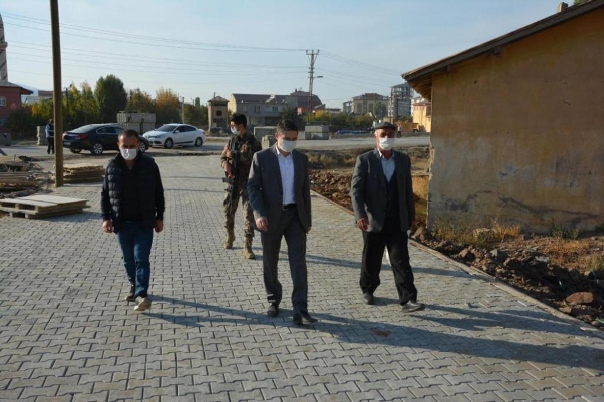 G&uuml;roymak&rsquo;ta yol yapım &ccedil;alışması